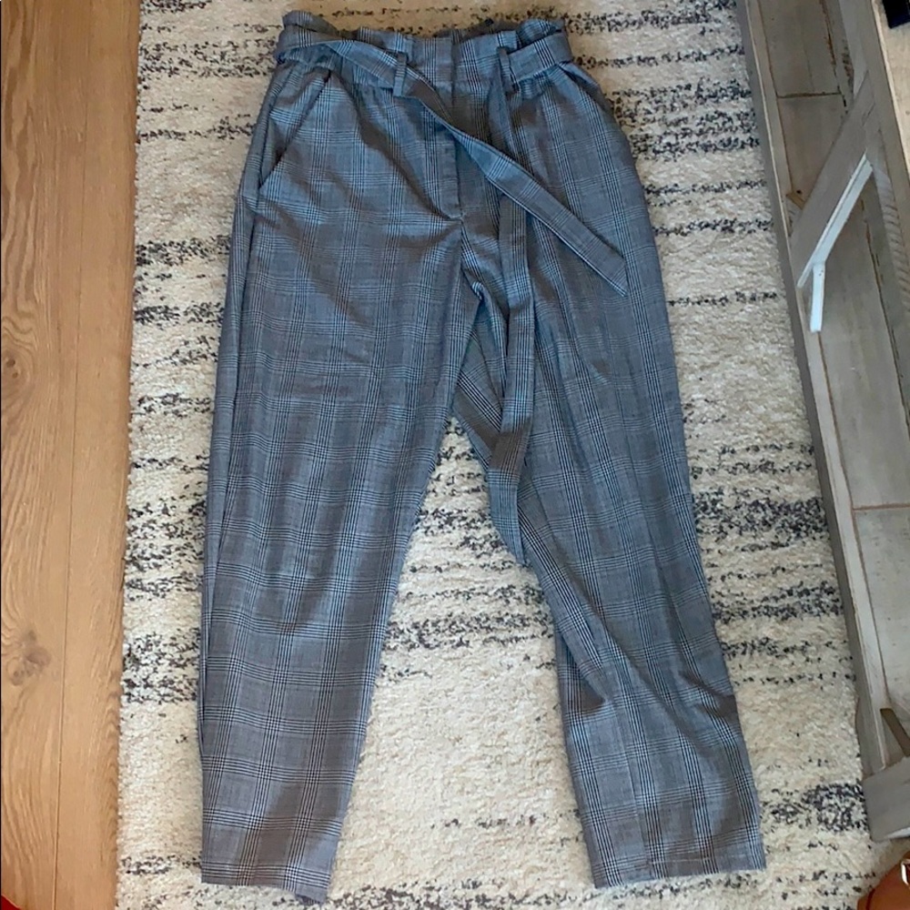 H&M Black and Grey Pants
